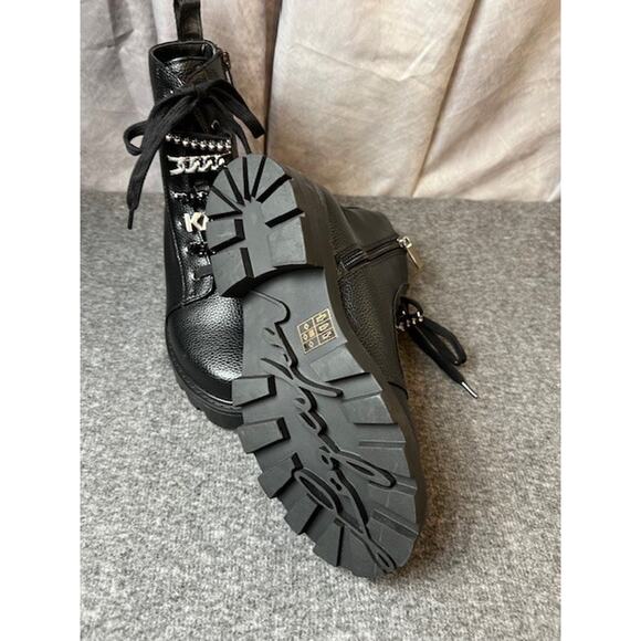 Karl Lagerfeld Paris Women's Everyday Cold Weather Mela Combat Boot 6.5 M - Picture 7 of 11